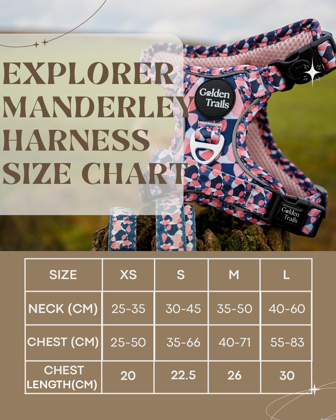 Manderley Adjustable Harness - Explorer Range